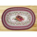 Capitol Earth Rugs Cranberries Oval Patch 65-390C